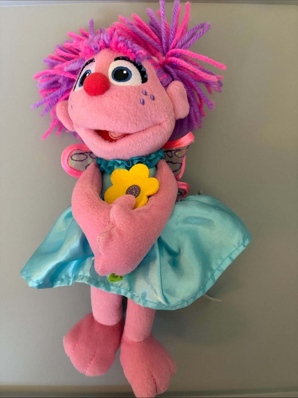 Abby Fairy Plush Doll with Blue Dress - Sesame Street small toy